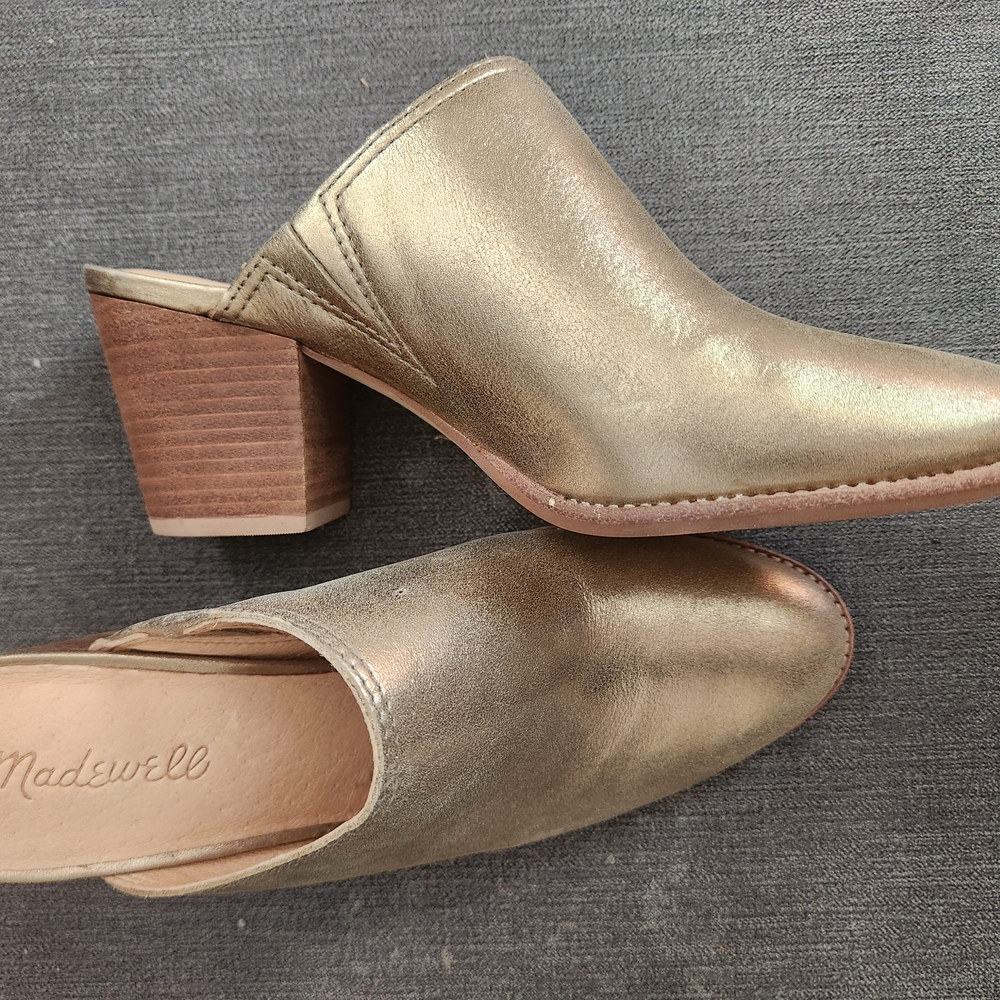 Madewell Gold Women's Mules